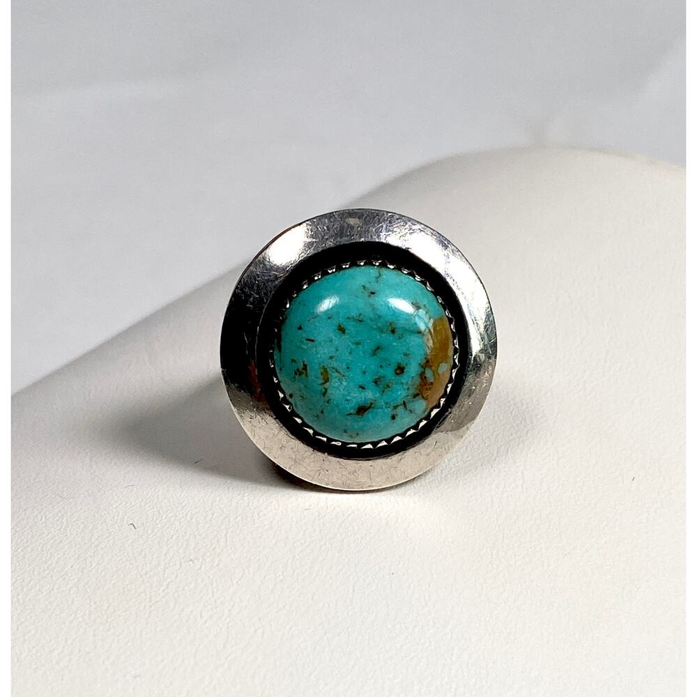 Vintage Sterling Silver Turquoise Ring